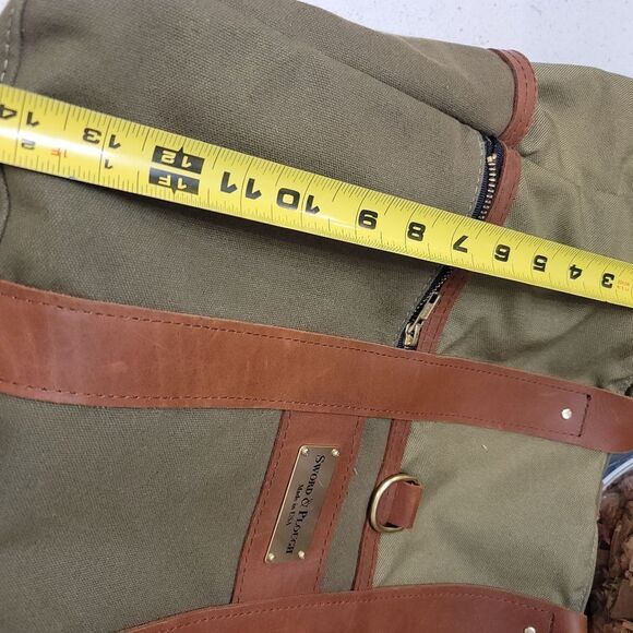 SOLD Sword & Plough Small Green Tote Bag - Picture 9 of 9